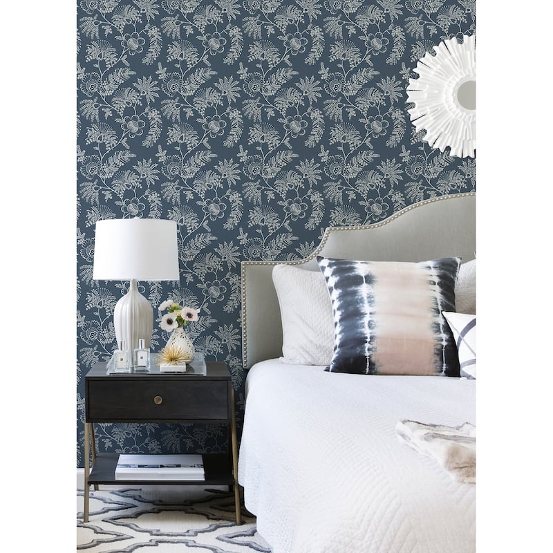 A-Street Prints Batad Green Grasscloth Wallpaper