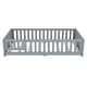 preview thumbnail 93 of 106, Twin/Full/Queen Size Floor Bed w/Door & Fence,Montessori Floor Bed for Kids,Solid Wood Twin/Full/Queen Bed Frame for Girls Boys
