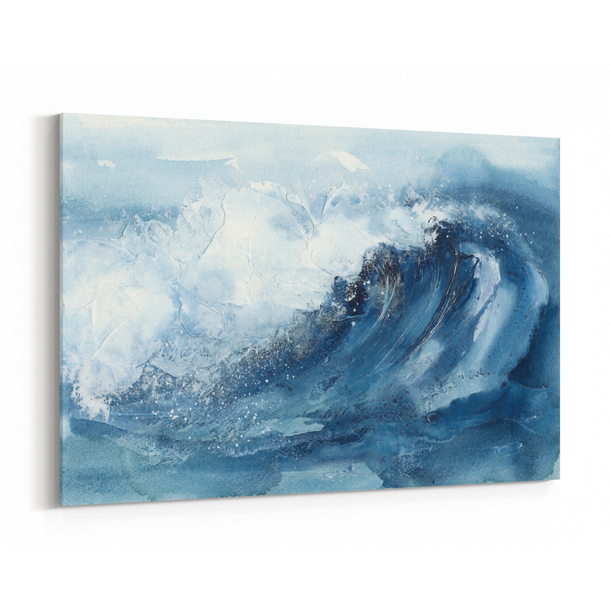 Abstract Beach Coastal Nature Water Canvas Wall Art Print Overstock 31234498