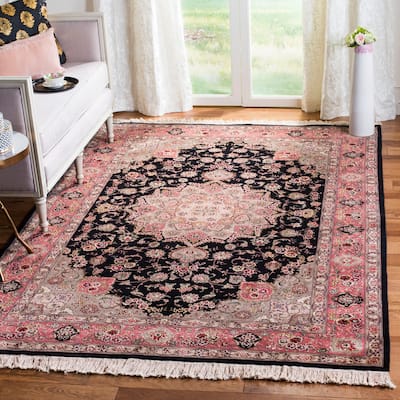 SAFAVIEH Couture Hand-knotted Tabriz Floral Ludovica Traditional Oriental Wool