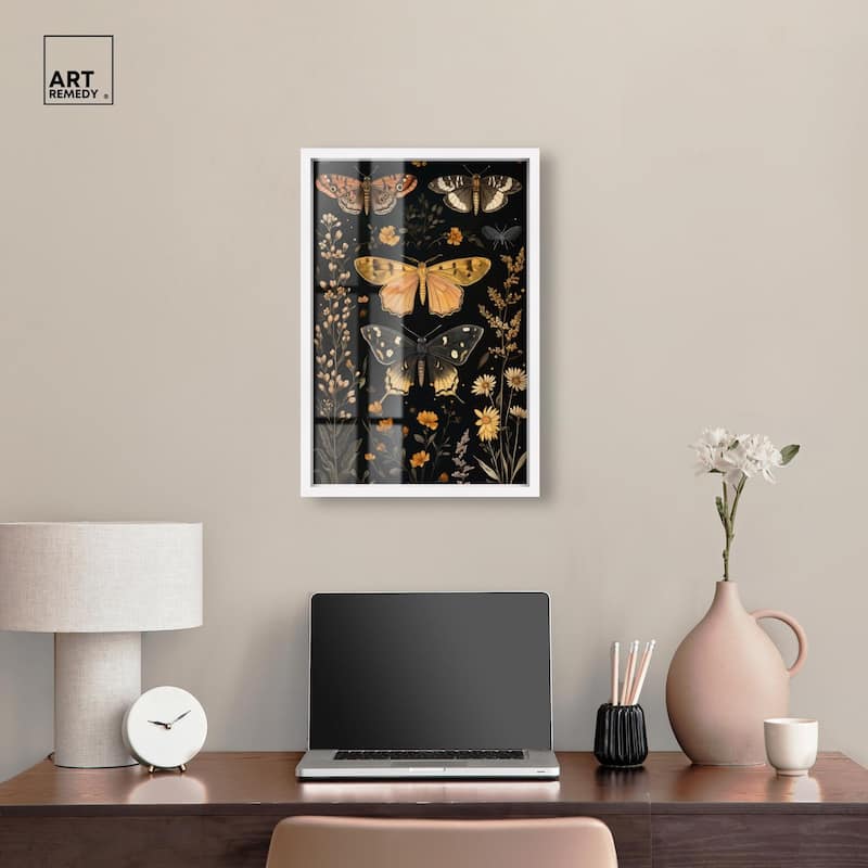 Winged Visitors II Shadowbox by Art Remedy
