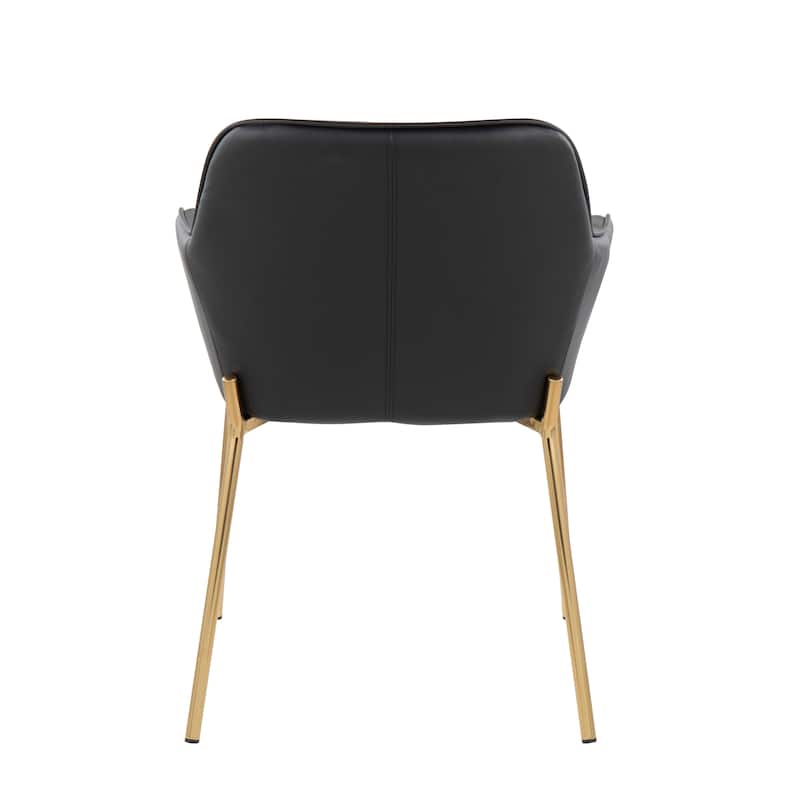 Silver Orchid Galotti Gold Upholstered Dining Chair (Set of 2)