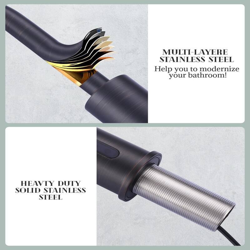 WOWOW Touchless Single Hole Bathroom Faucet
