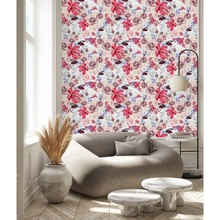 Flowers and Berries Wallpaper Peel and Stick and Prepasted - Bed Bath ...