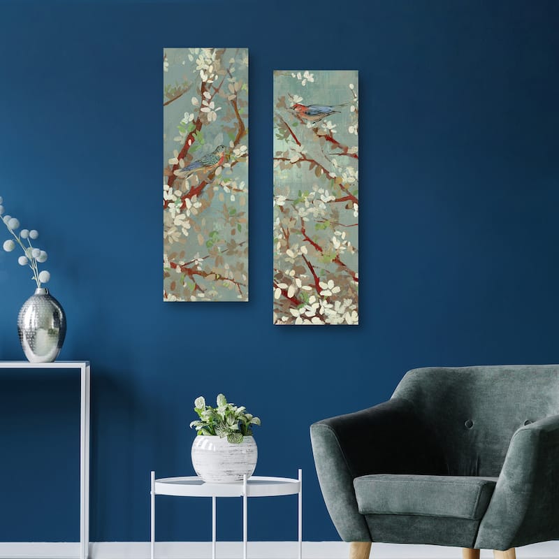 Dream of Spring I, Dream of Spring II by Asia Jensen Canvas Art Prints
