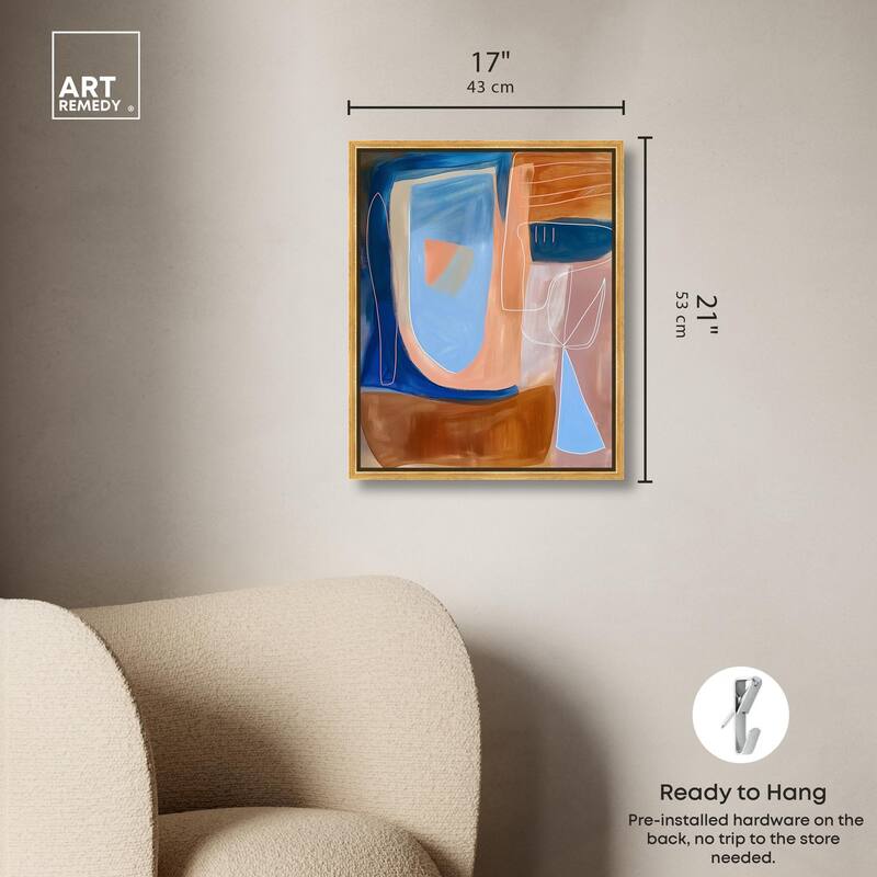 An Abstract Oil II Canvas by Art Remedy