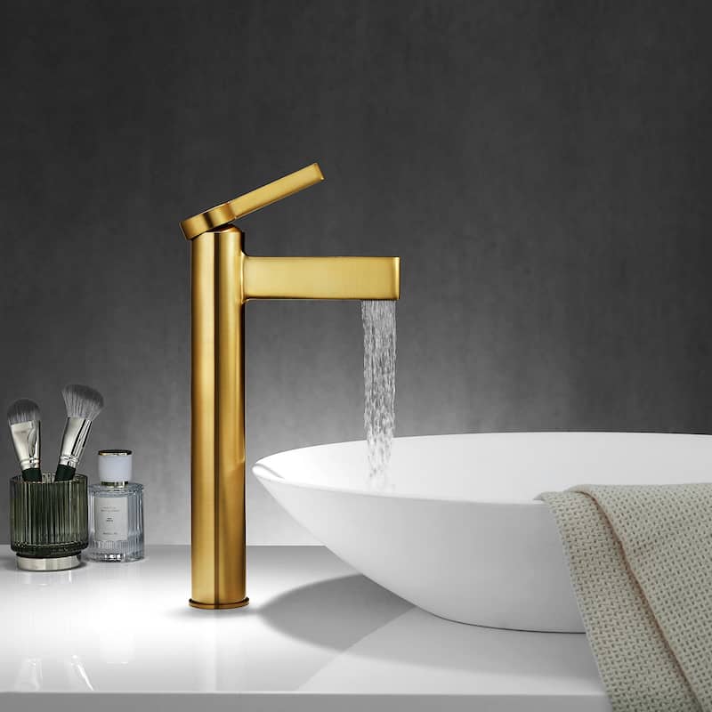 Vinnova Oviedo Single Hole Lever Vessel Bathroom Faucet