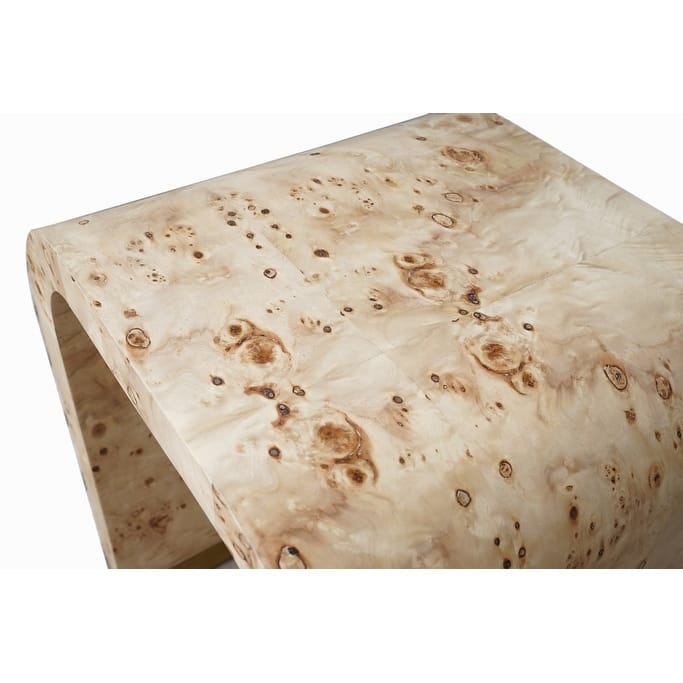 HomeRoots 25" Beige Solid and Manufactured Wood End Table - 18' X '25' X '20