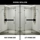 preview thumbnail 5 of 8, VIGO Winslow Frameless Sliding Shower Enclosure