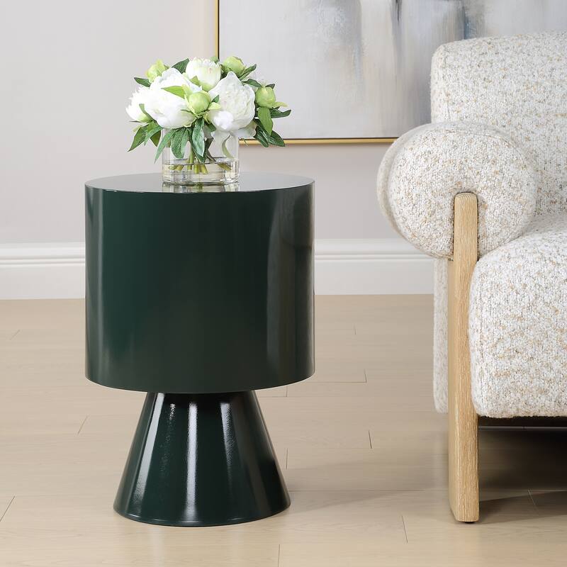 Geometric End Accent Table - 20" - Green