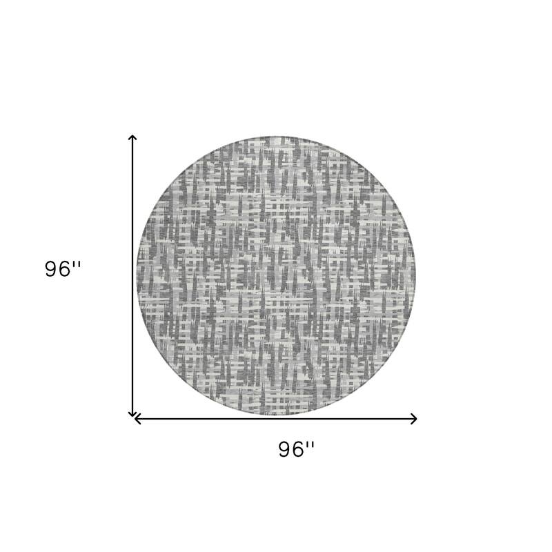 HomeRoots Abstract Transitional Rectangle Outdoor Rug