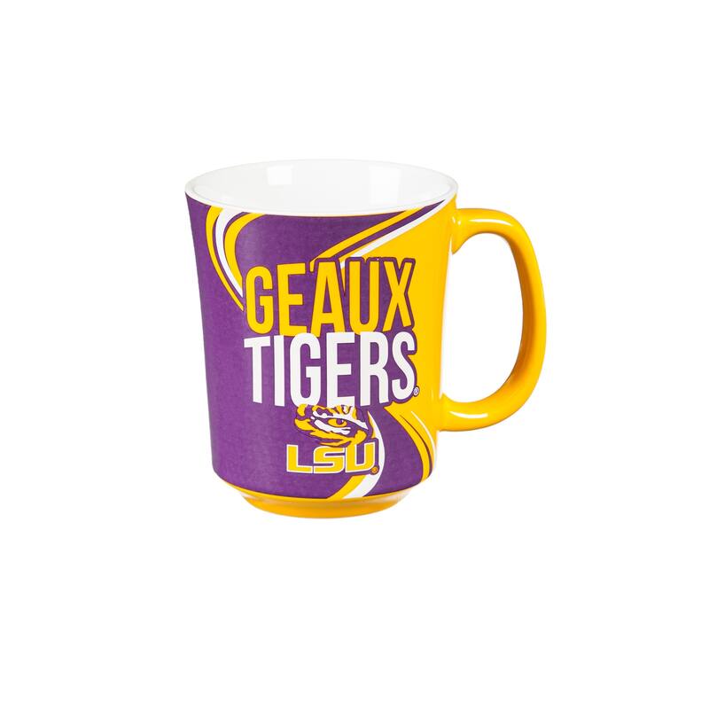 Louisiana State University, 14 oz Ceramic Coffee Mug w/ Gift Box