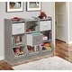 preview thumbnail 10 of 10, Badger Basket Upright Storage Nook with Reversible Basket - Woodgrain Gray