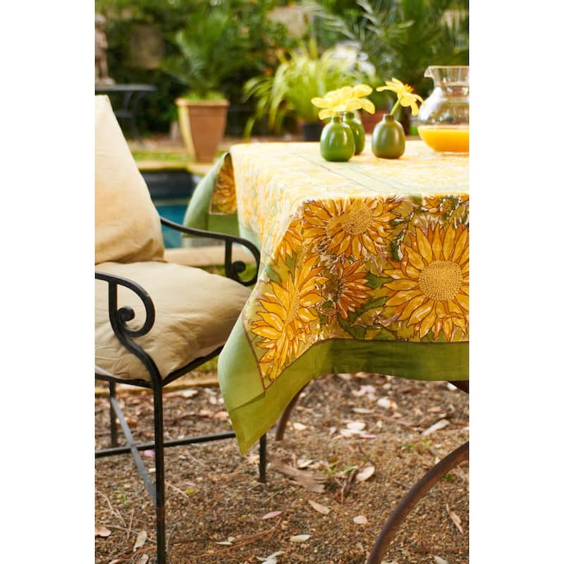 Couleur Nature Sunflower Tablecloth
