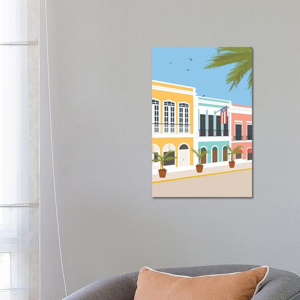 iCanvas "Old San Juan, Puerto Rico" by Lyman Creative Co. Canvas Print