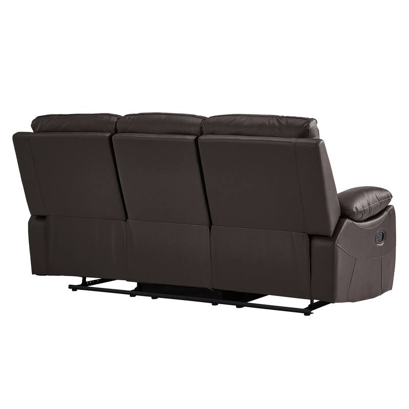 Harrington 2-Piece Faux Leather Manual Reclining Living Room Sofa Set