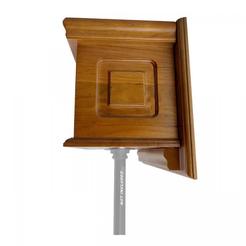 Wooden High Tank Toilet Part - Tank Light Oak Raised Tank with Mounting Hardware Renovators Supply