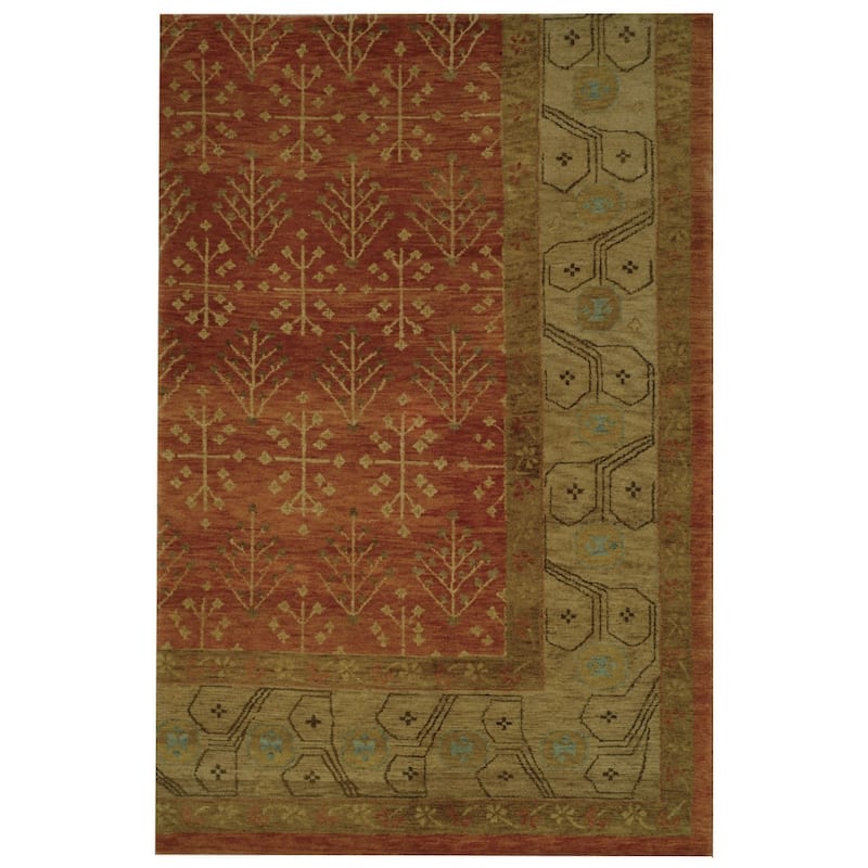 SAFAVIEH Couture Hand-knotted Friederike Maayke Traditional Oriental Wool Rug