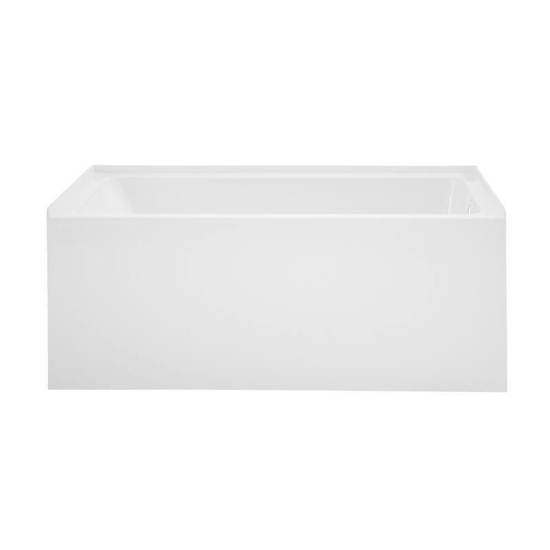 Lausanne 54" X 30" Right-Hand Drain Alcove Bathtub With Apron - 30x54 Right