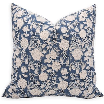 Fabdivine Cotton Outdoor Sofa Block print pillow Cover