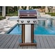 preview thumbnail 27 of 79, Kenmore 3 Burner Pedestal Grill with Foldable Side Shelves - product size:1298*613*1145mm,