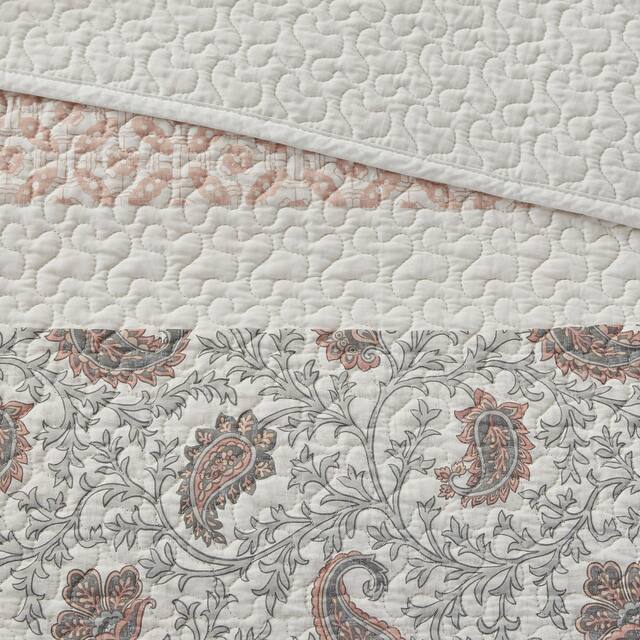 Madison Park Vanessa Cotton Percale 6-piece Coverlet Set