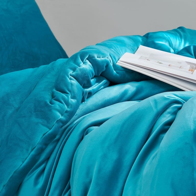 Love Thick® - Lush Coma Inducer Oversized Comforter Set - Tahitian Teal