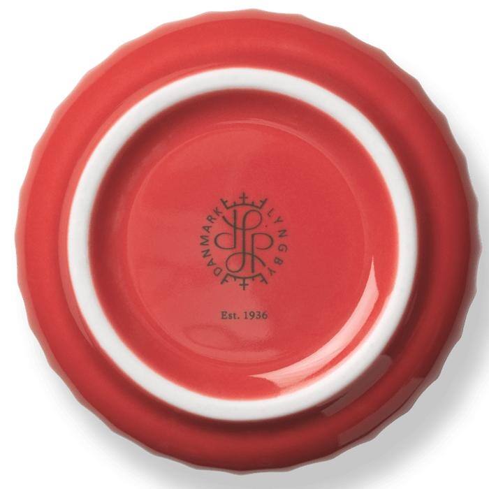 Lyngby Porcelæn Vase, Red - H: 6.1"