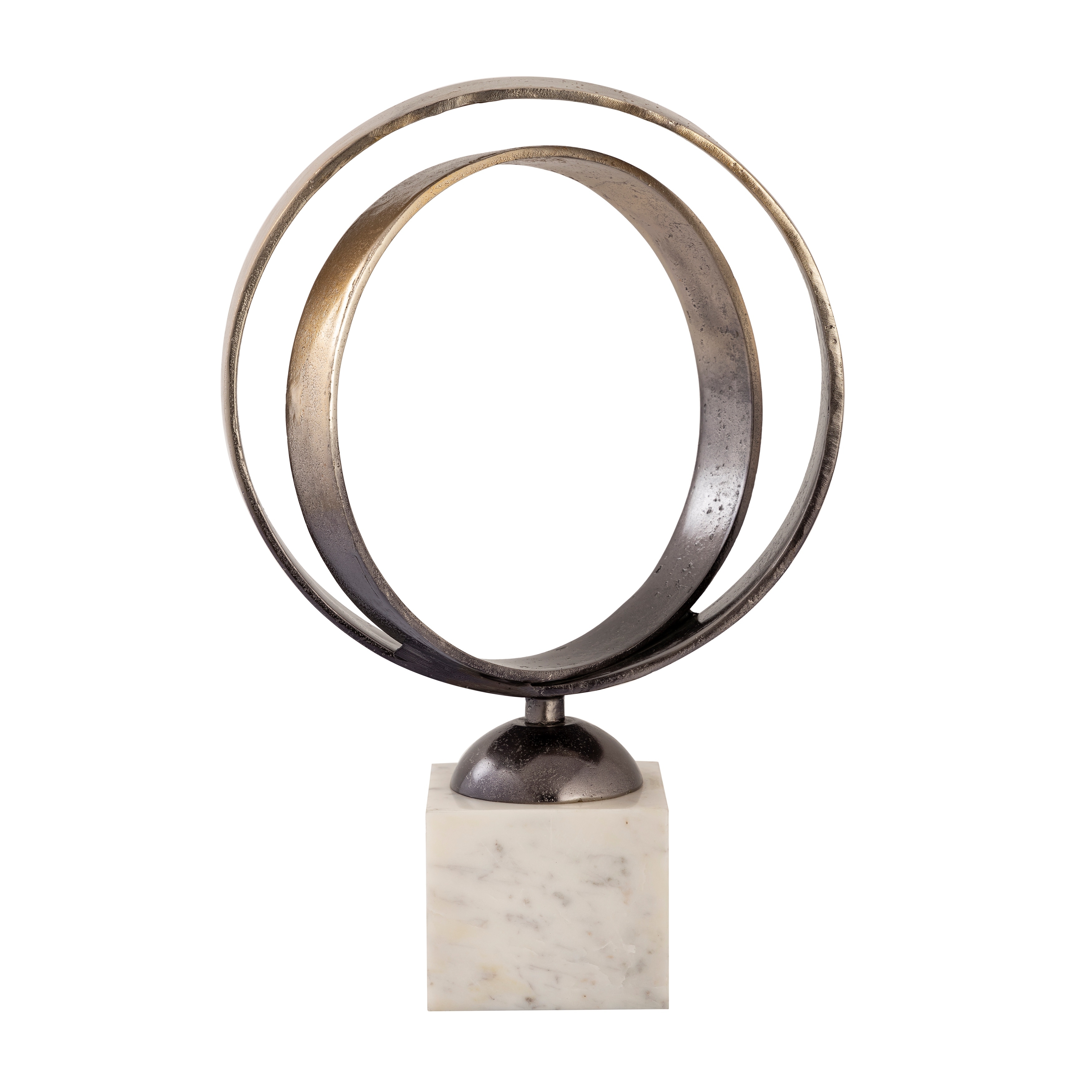 Atlas Alena Wood and Linen Display Plate - 18.5 inch Tall