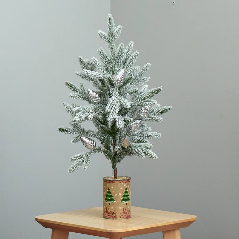 28 Inch Christmas Tree with Planter