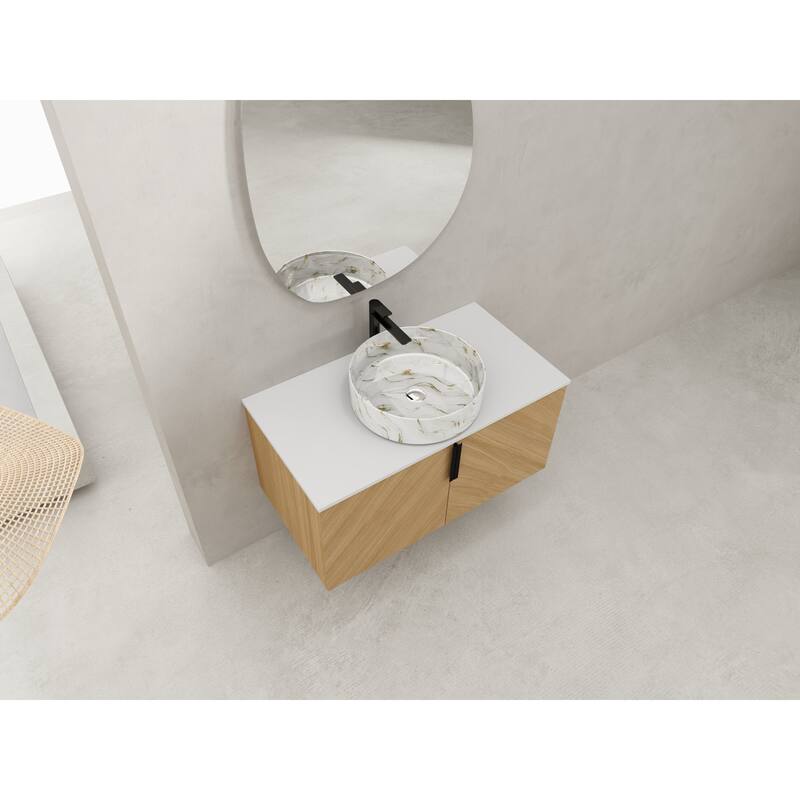 6 Piece Wooden Dining Table Set, Wooden Dining Table with 4 Upholstered Chairs and Bench for 6 People