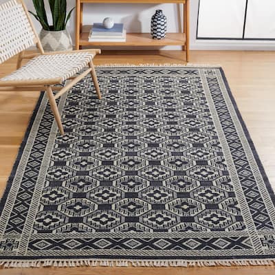 SAFAVIEH Handmade Flatweave Kilim Kyeong Rustic Boho Wool Rug