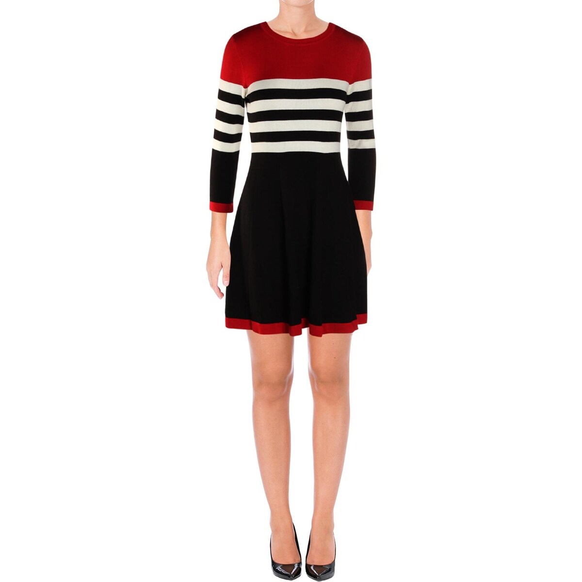 jessica howard striped sweater dress