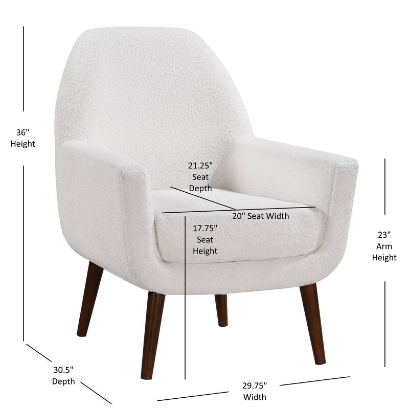Pristina Boucle Fabric Arm Chair by Greyson Living