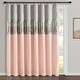 preview thumbnail 61 of 105, Silver Orchid Page Two-tone Faux Silk Single Curtain Panel 84" x 100" - Gray/Blush