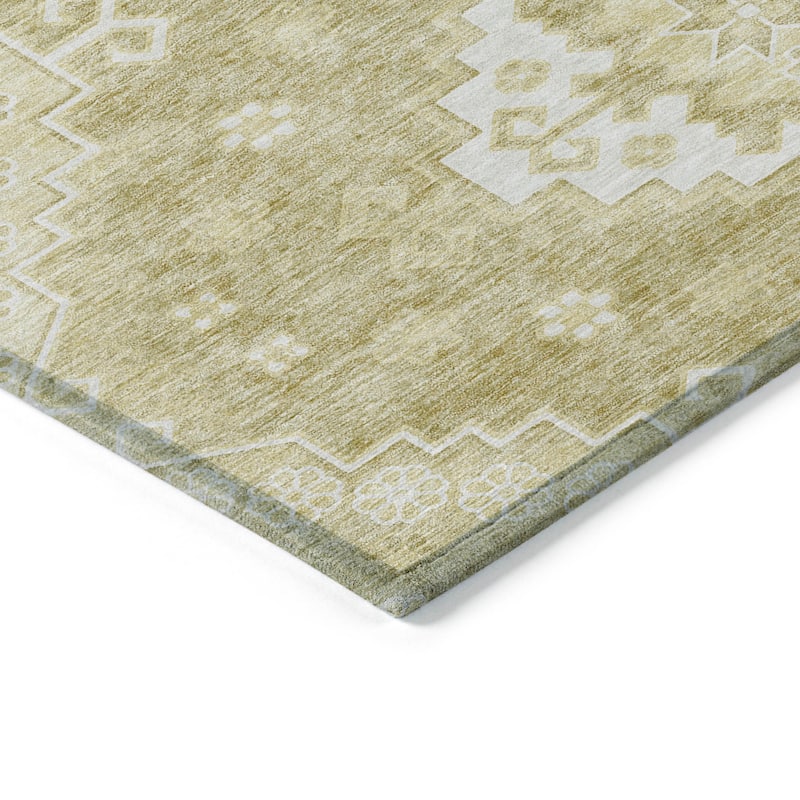 Machine Washable Indoor/ Outdoor Chantille Traditional Boho Rug