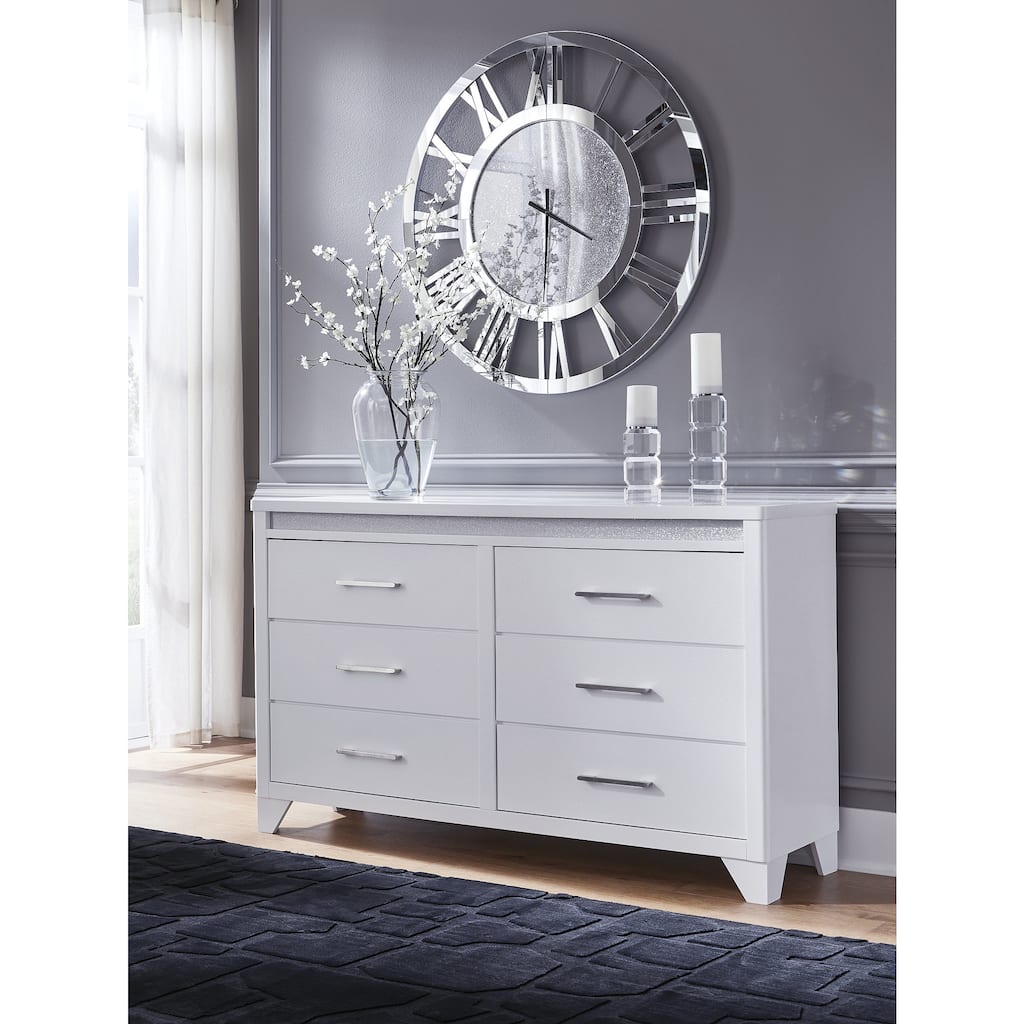 Signature Design by Ashley Stenluxe White Dresser