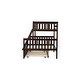 preview thumbnail 28 of 32, Twin Over Full Rubber Wood Bunk Bed with Trundle