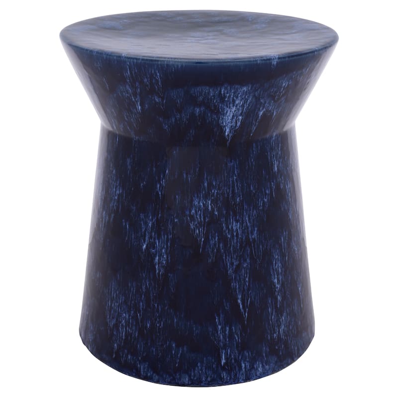 SAFAVIEH Home Lessa, 18-inch, Ceramic Garden Stool - 15"W x 15"D x 18"H