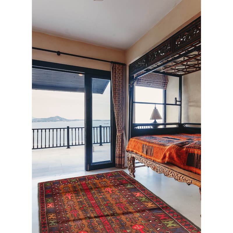 Teimani Brown Rug 2'11" x 4'8" - 2'11 x 4'8