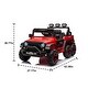 preview thumbnail 42 of 58, 24V 4WD Ride-On Truck for Kids, Remote Control, Spacious Rear Storage, Bluetooth, LED Lights, 4 Motors, Soft Start, for Kids