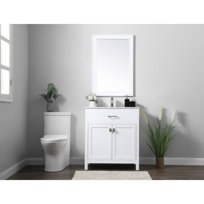 Elegant Lighting VF28830 Harrison 30" Free Standing Single Basin