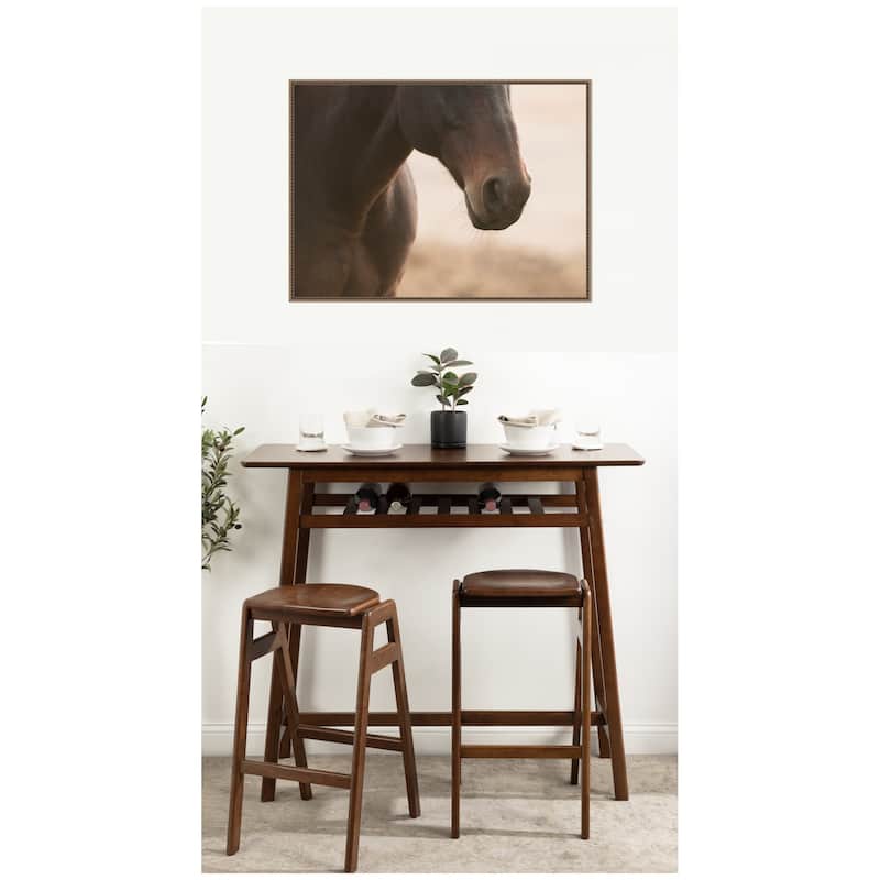 Kate and Laurel Dusty by Crystal Lynn Collins Framed Canvas Wall Art Print