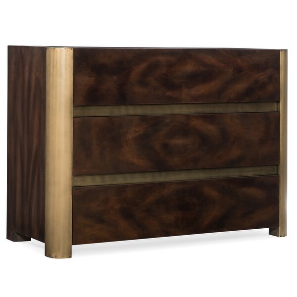 Hooker Furniture 638-85443 Kemp 44-1/2" Wide 3 Drawer Mahogany and Poplar Wood Dresser from the Melange Collection