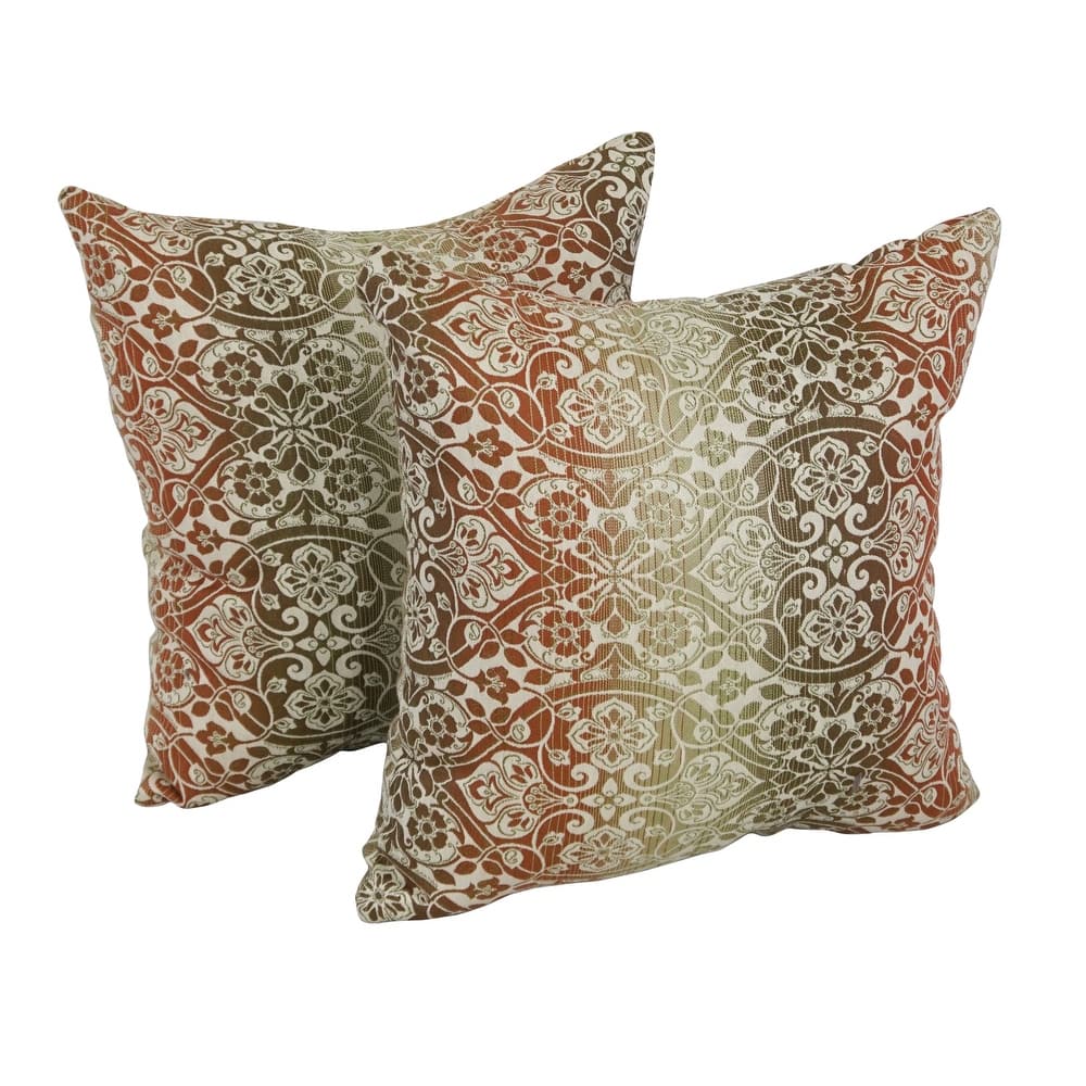 17-inch Square Premium Woven Outdoor Throw Pillows (Set of 1, 2, or 4)
