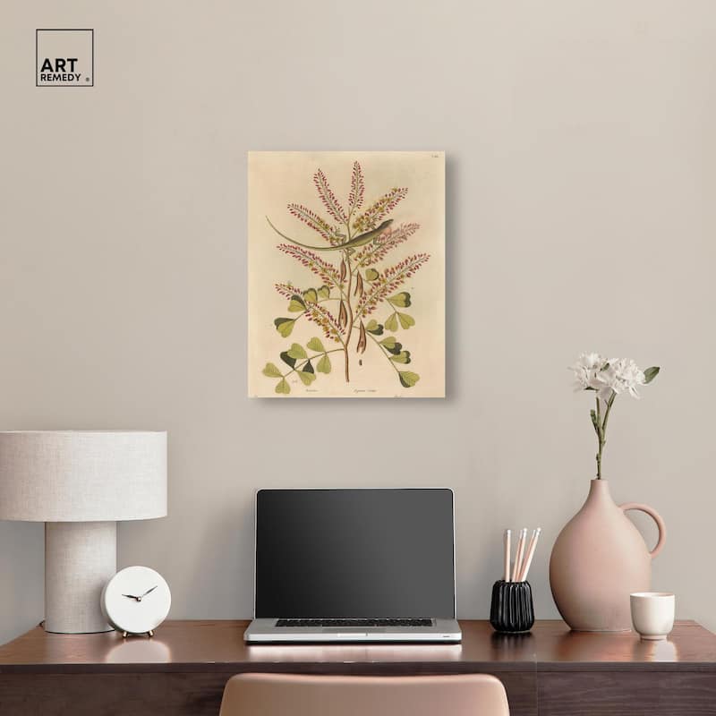 Green Lizard Canvas by Art Remedy, Gallery Wrapped