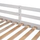 preview thumbnail 14 of 47, Kids Twin Ove Twin Bunk Bed with Pull-Out Trundle and 3 Storage Stairs, Safety Guardrails and Armrest