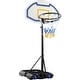 preview thumbnail 1 of 17, Height-Adjustable Basketball Hoop, Portable Backboard System w/ Wheels Blue/Yellow