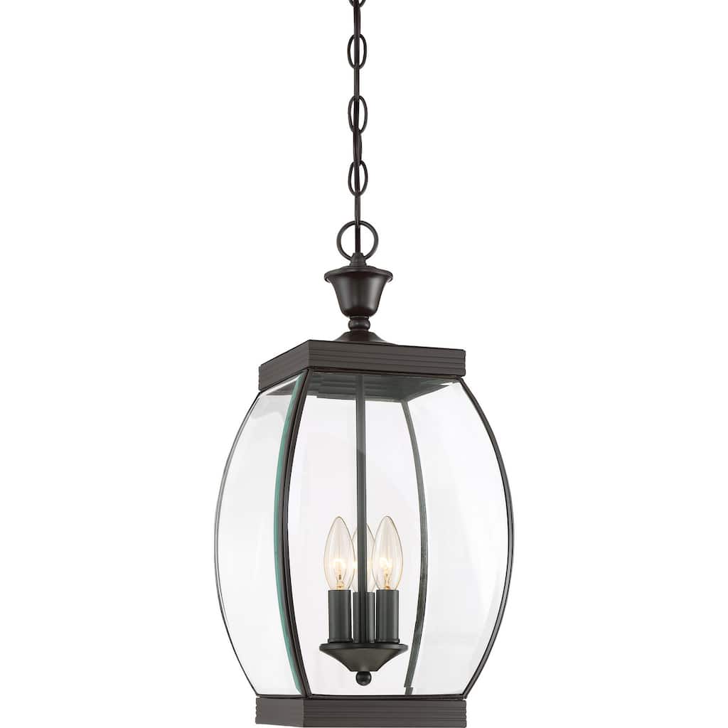 Oasis 3-Light Pendant in Medici Bronze