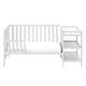 preview thumbnail 26 of 33, Storkcraft Pacific 4-in-1 Convertible Crib and Changer - 2 Open Shelves, Water-Resistant Vinyl Changing Pad with Safety Strap